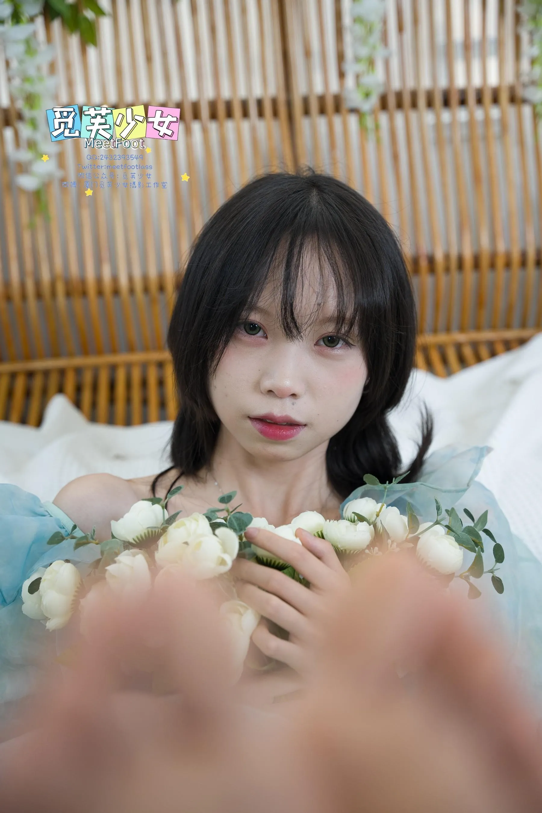 觅芙少女 NO.033 小婉-一袭蓝色纱裙构筑今晚浪漫的梦境-PIC [249P]插图7